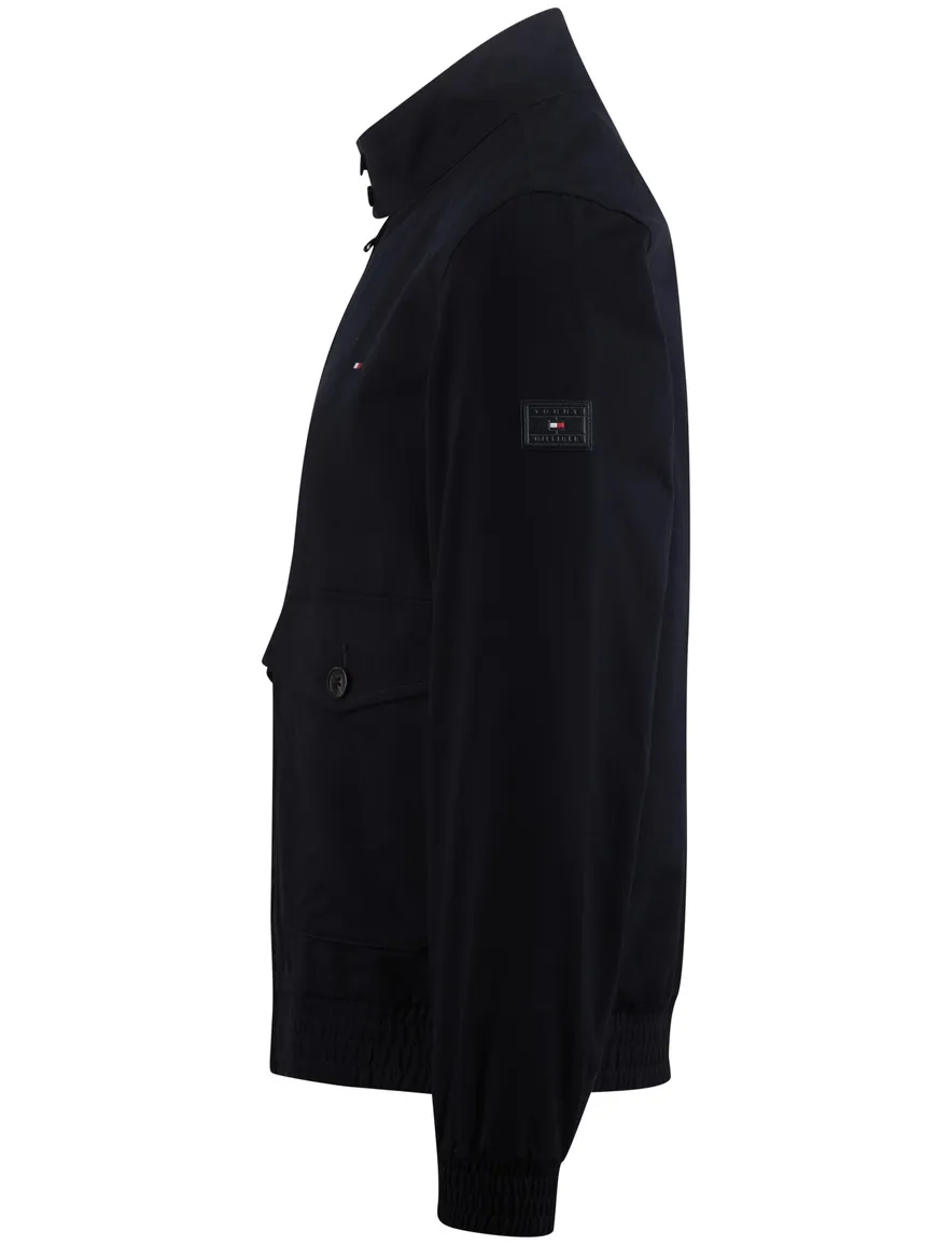 Tommy Hilfiger zomerjas donkerblauw klepzakken