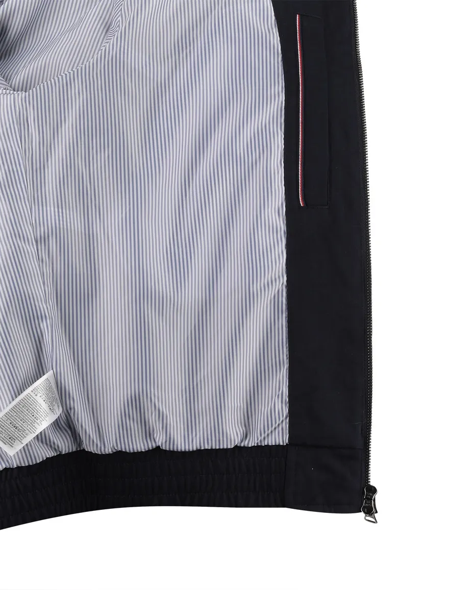 Tommy Hilfiger zomerjas donkerblauw klepzakken