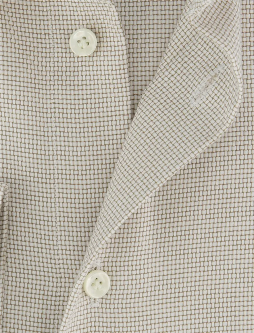 business overhemd beige Profuomo