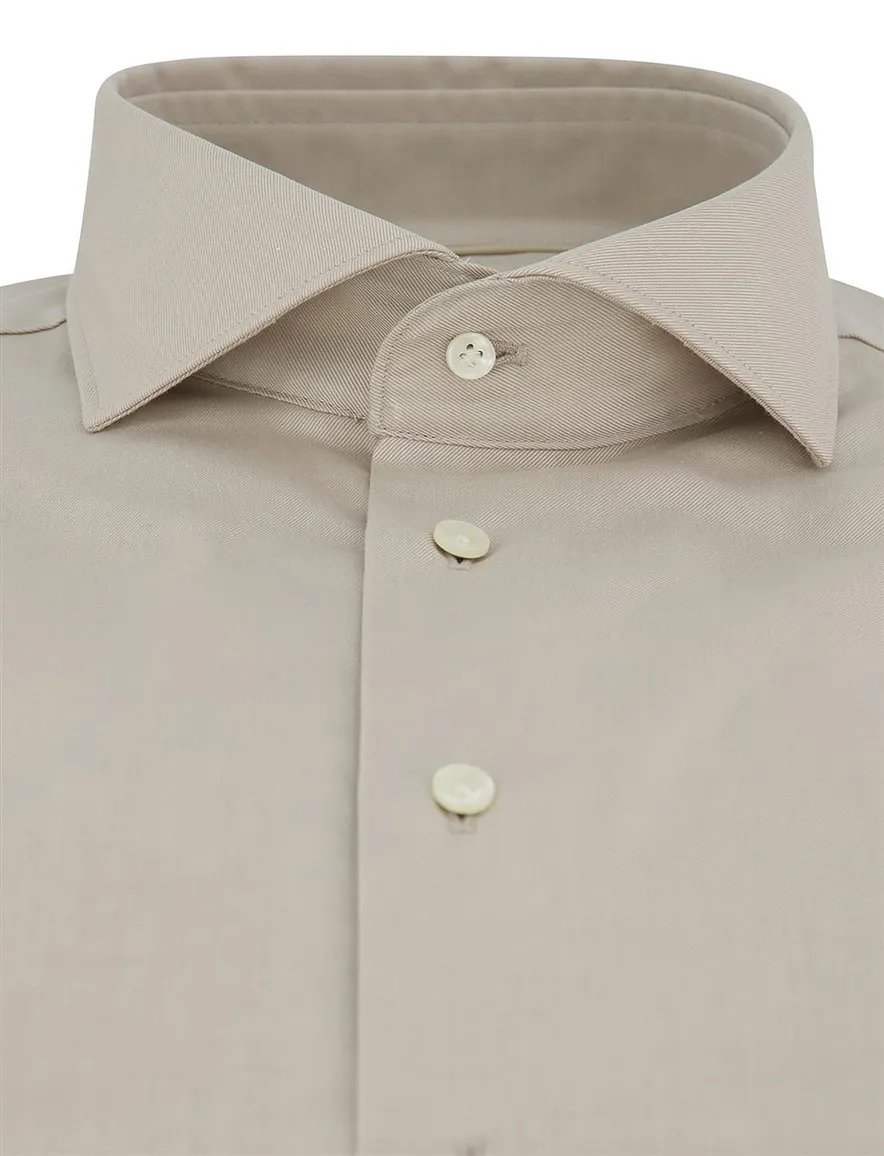 Profuomo overhemd beige ml7