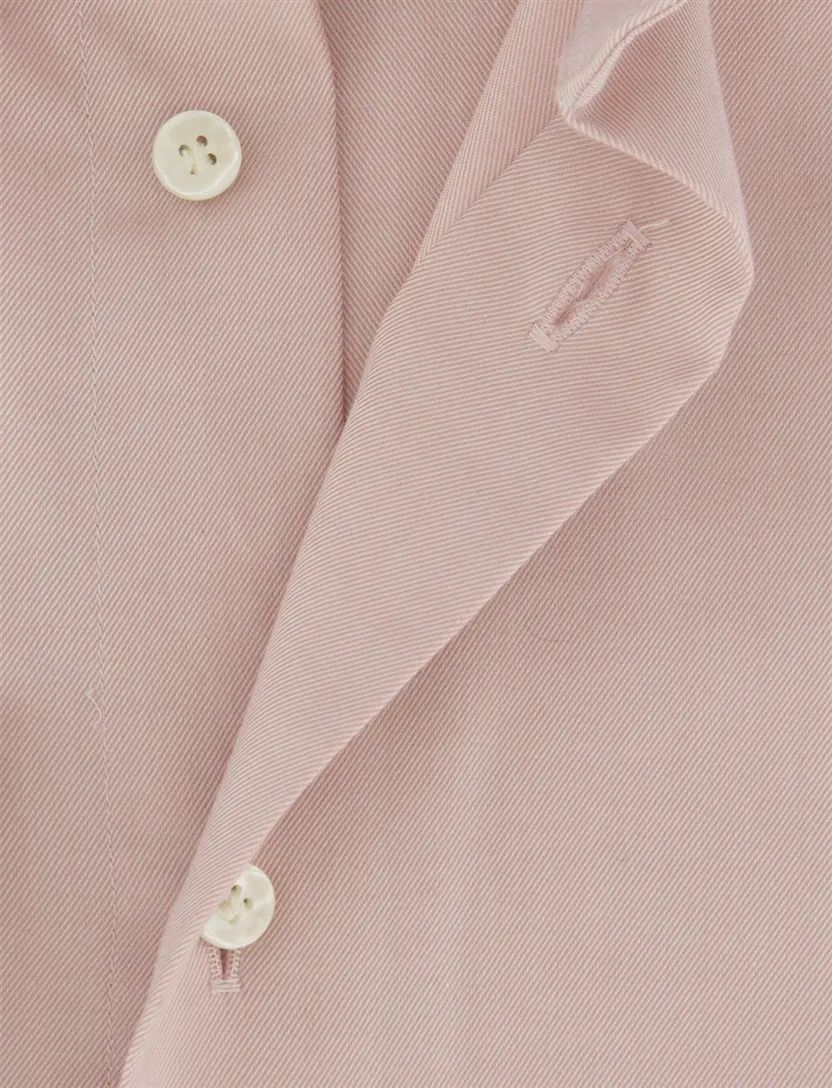 Roze overhemd Profuomo Slim Fit mouwlengte 7