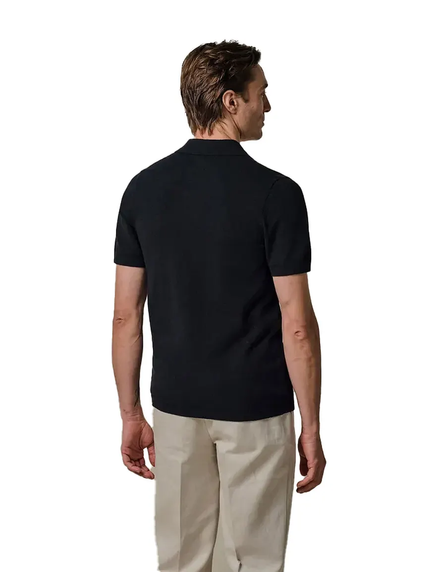 Profuomo poloshirt v-hals navy