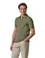 Profuomo poloshirt v-hals mid groen