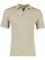 Profuomo poloshirt beige 3 knoops