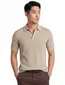 Beige poloshirt Profuomo met structuur
