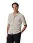 Profuomo knitted doorknoop polo creme