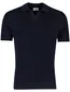 Donkerblauwe polo Profuomo normale fit knitted