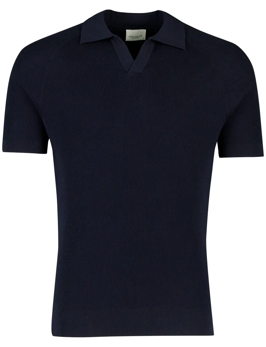 Profuomo polo knitted navy