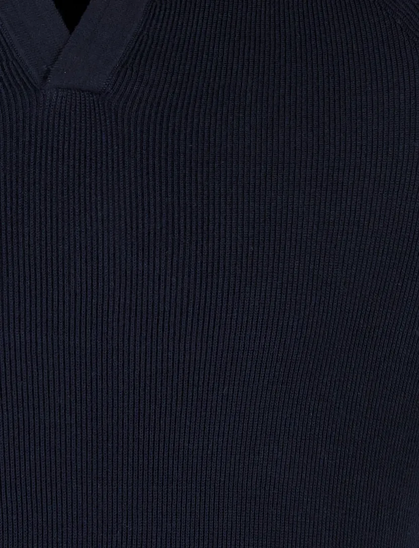 Poloshirt profuomo normale fit donkerblauw