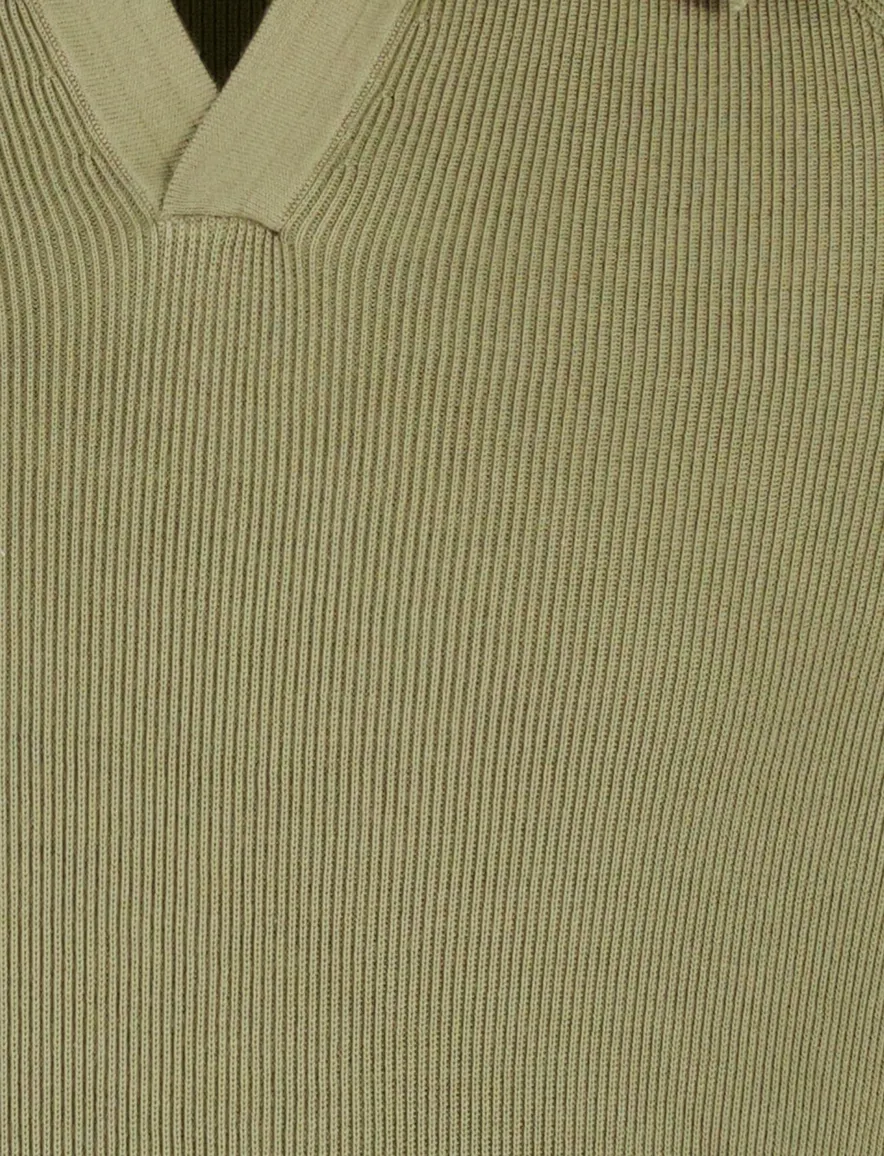Profuomo polo knitted groen