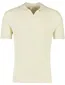 Creme profuomo poloshirt normale fit korte mouw