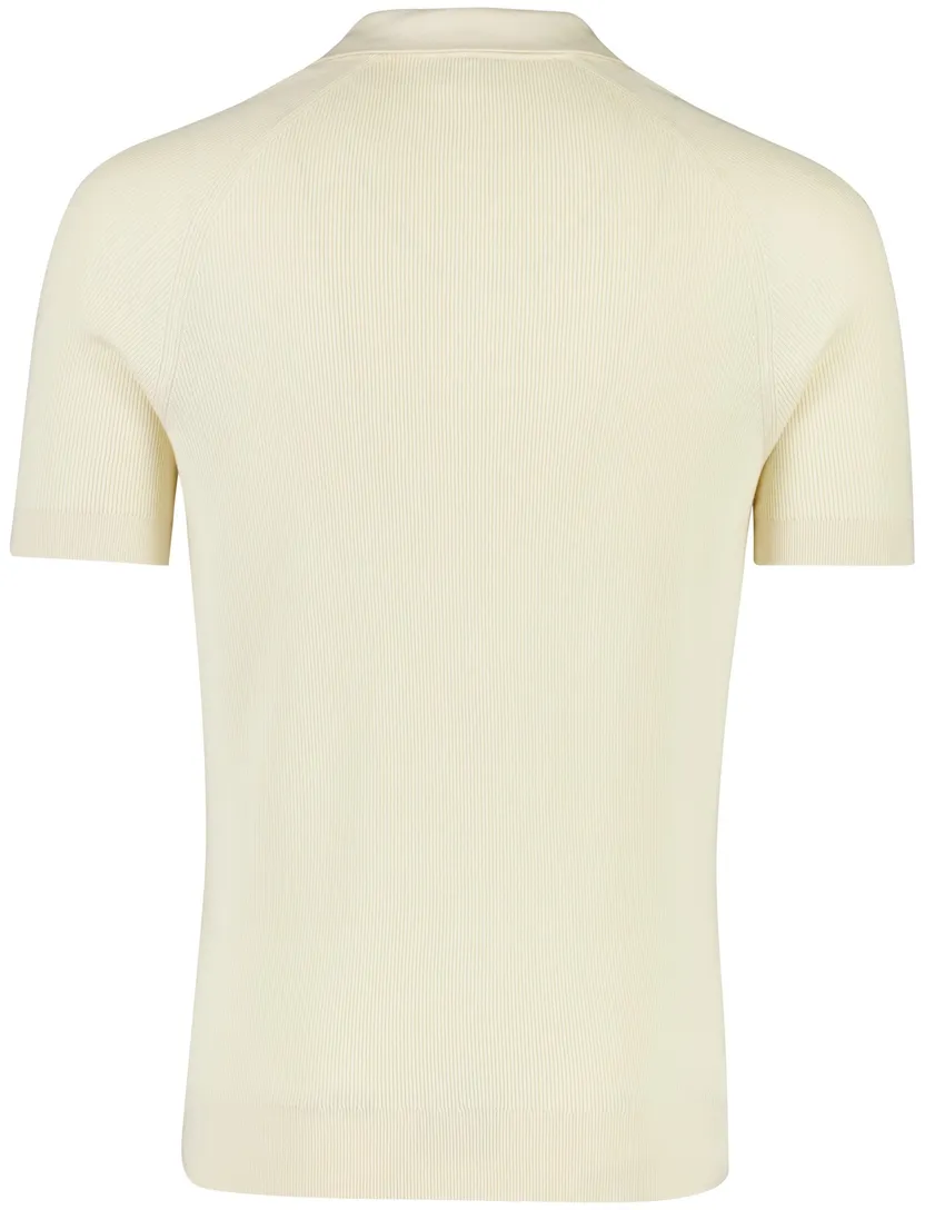 Poloshirt profuomo creme normale fit