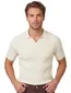 Poloshirt profuomo creme normale fit