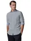 Profuomo overhemd Slim Fit lichtblauw linnen