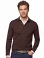 Polo bruin Profuomo normale fit 3 knoopjes