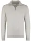 Profuomo half zip trui groen gemeleerd
