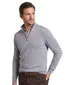 Profuomo half zip trui grijs gemeleerd