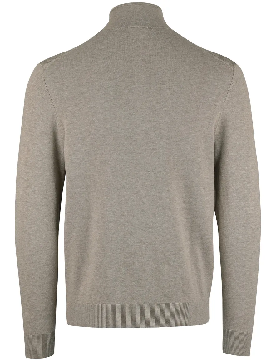 Profuomo vest beige gemeleerd normale fit