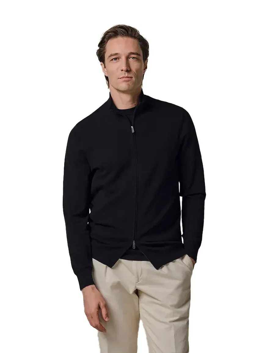 Donkerblauw Profuomo vest