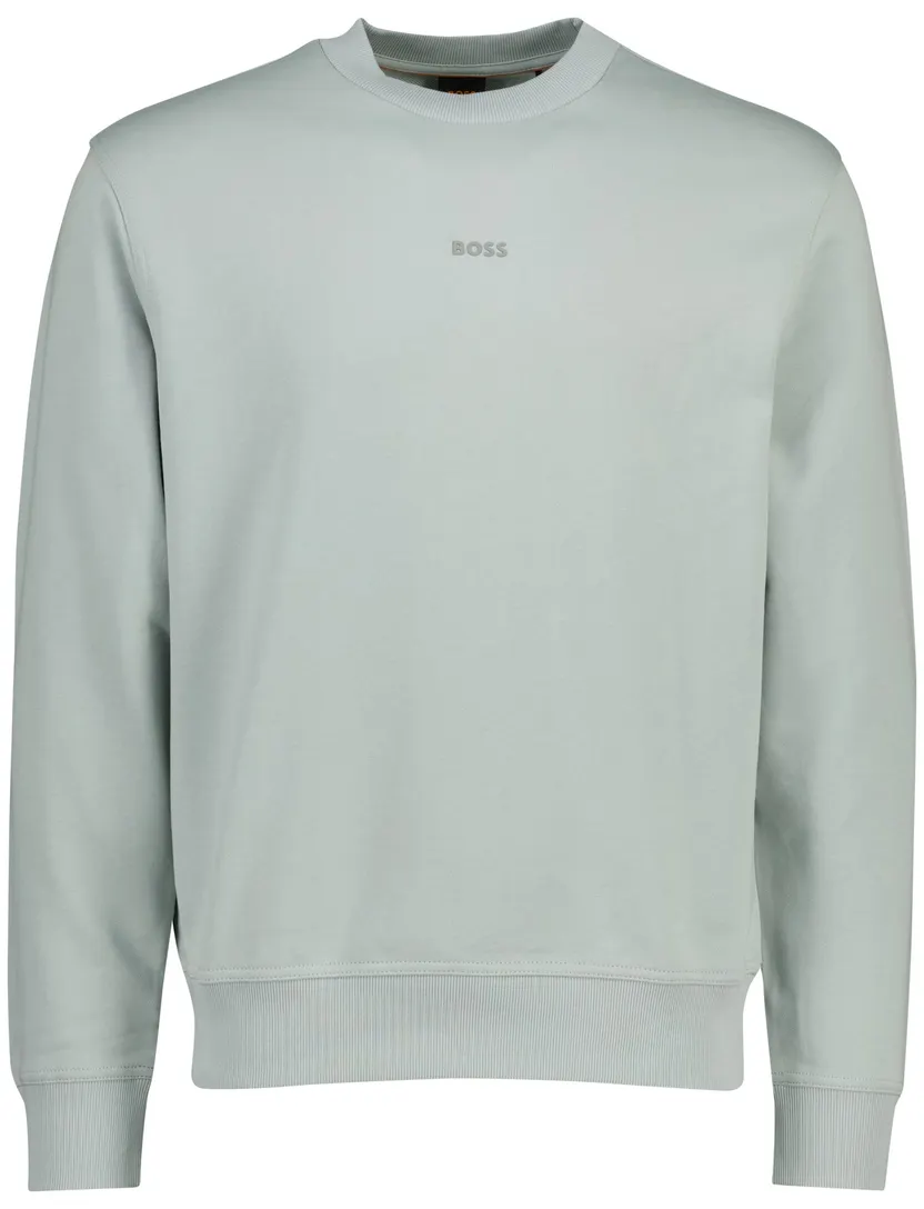 Sweater Boss Orange Wesmallcrew turquoise