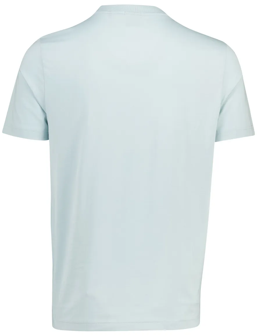 Boss Green tee t-shirt lichtblauw logo katoen