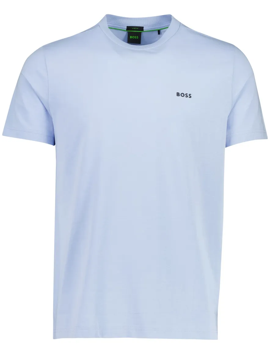 Boss Green lichtblauw t-shirt katoen