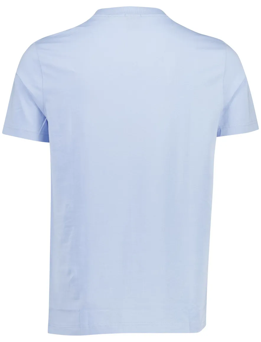 Boss Green lichtblauw t-shirt katoen