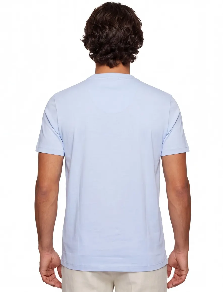 Boss Green blauw t-shirt katoen