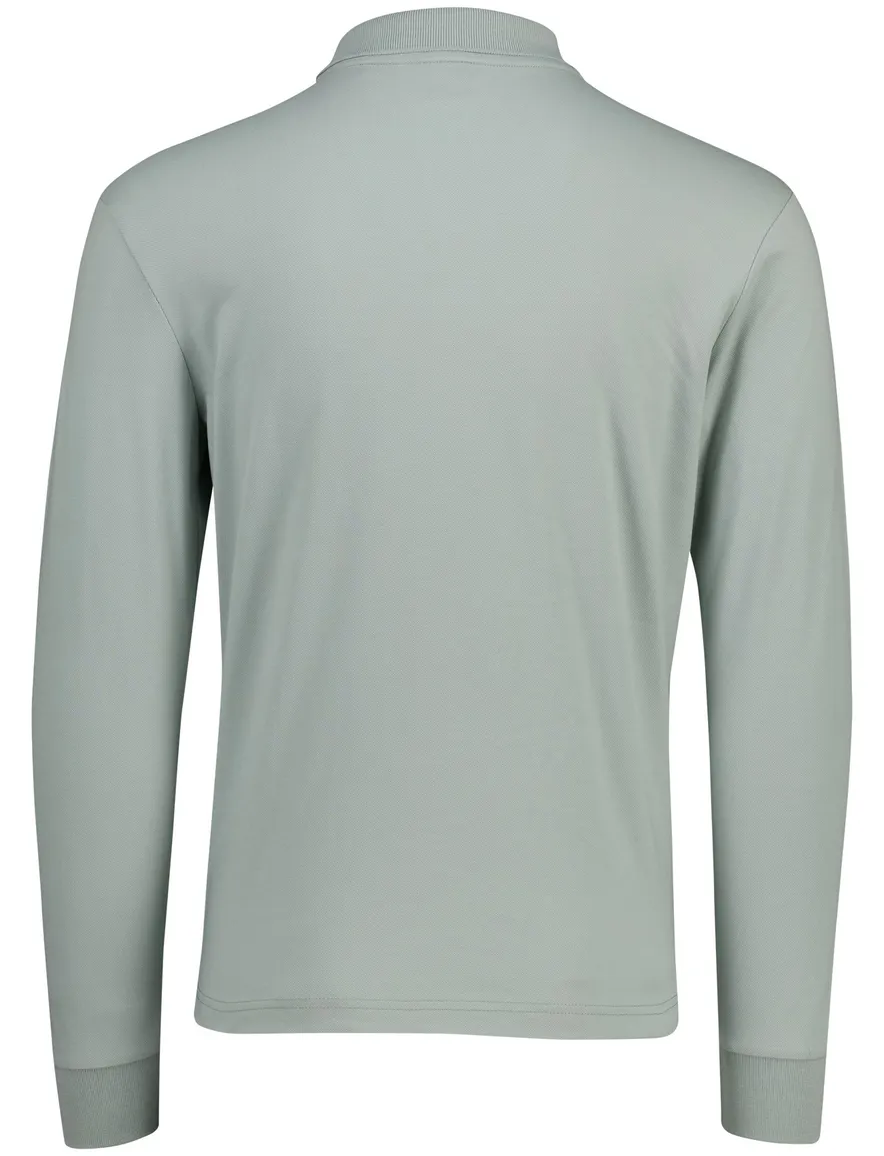 Boss Orange polo lange mouw groen