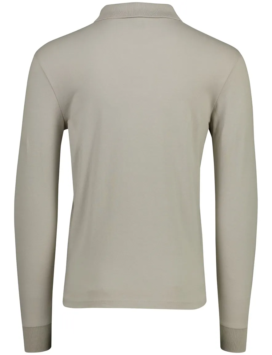 Boss Orange Passerby poloshirt kahki normale fit 2 knopen