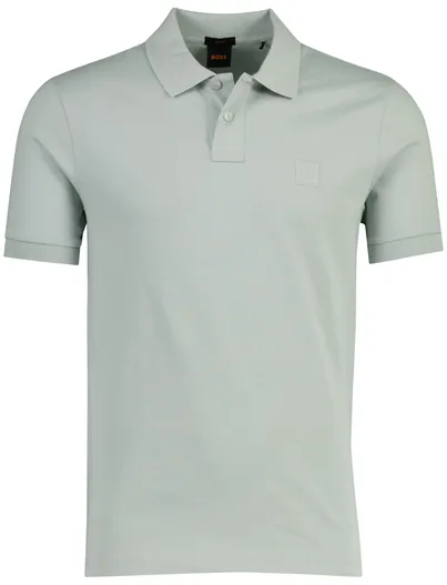 Hugo Boss Boss Orange Passenger slim fit poloshirt pique groen