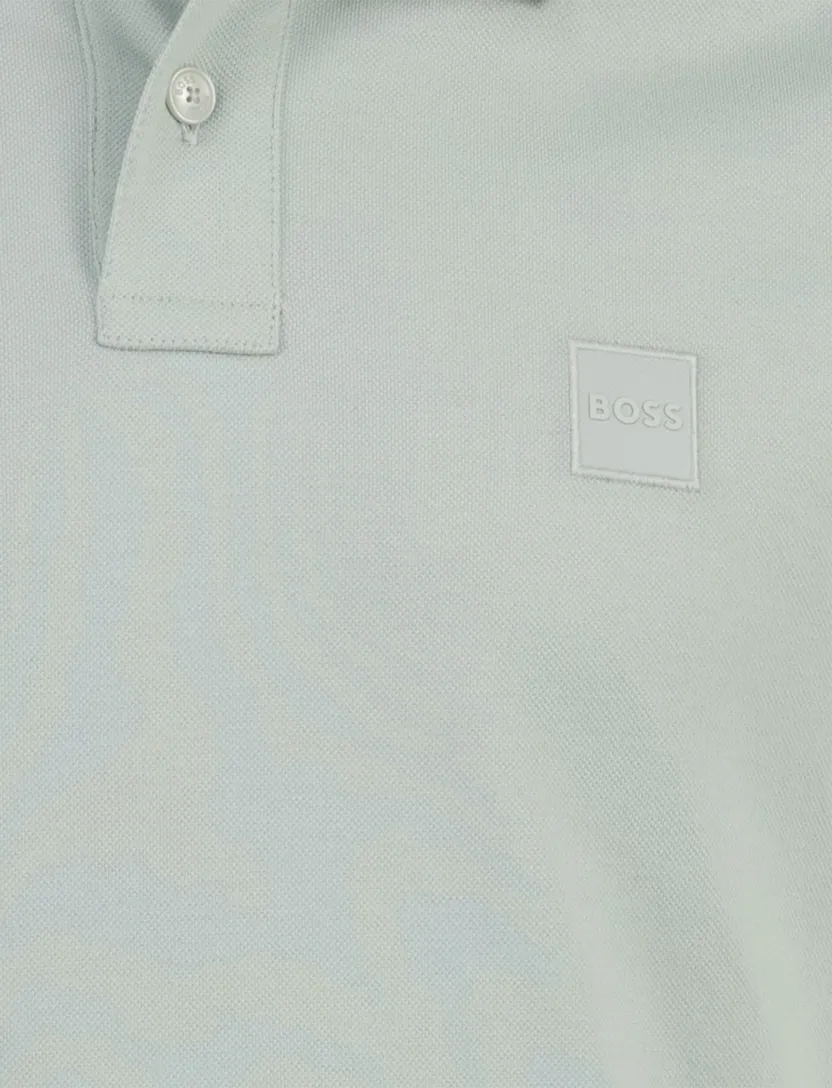 Poloshirt Boss Orange Passenger groen pique