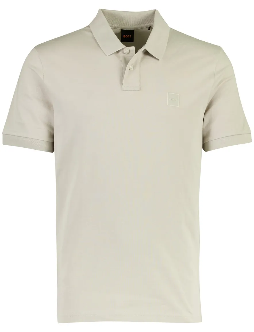 Poloshirt BOSS Orange beige katoen