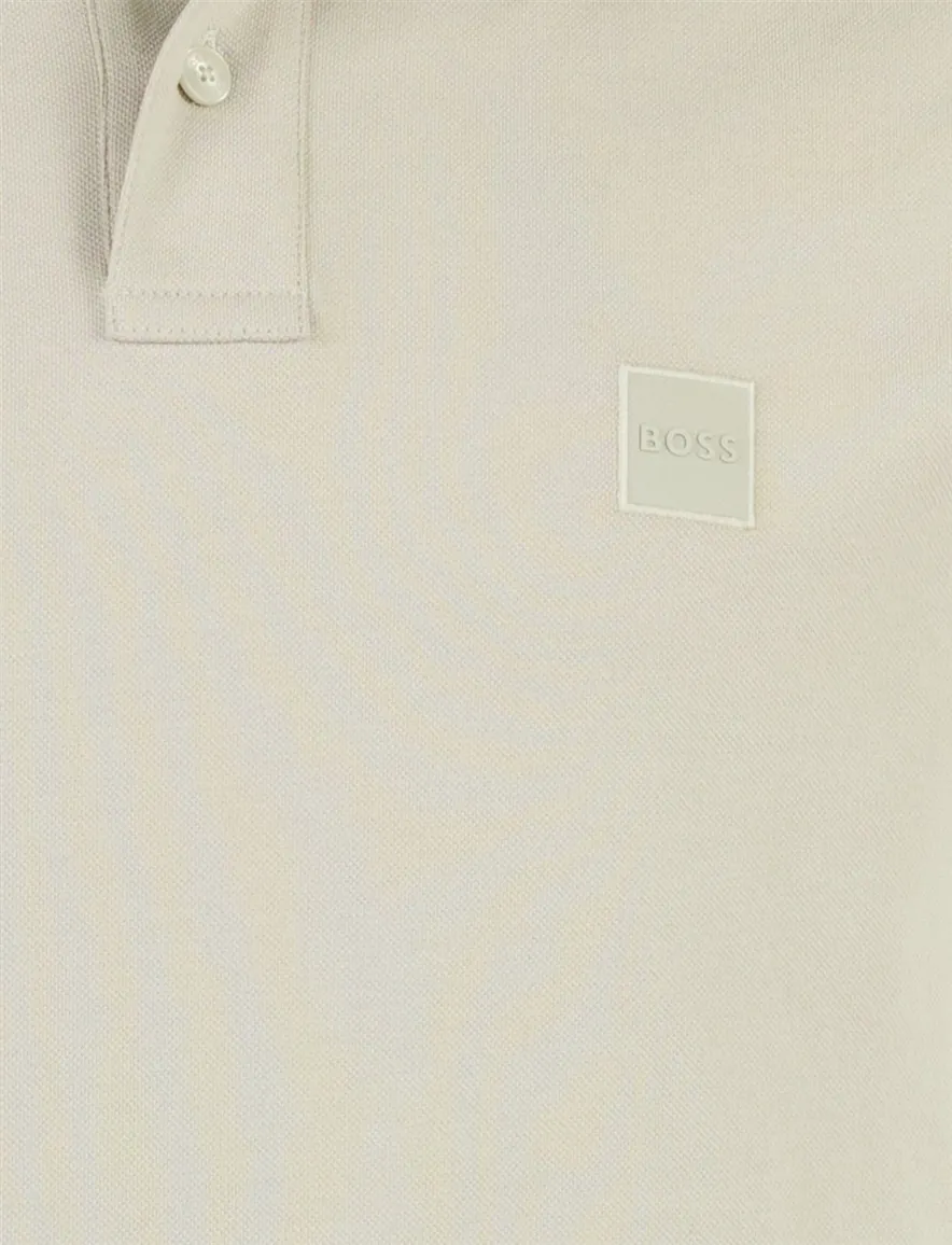 Boss Orange beige polo slim fit