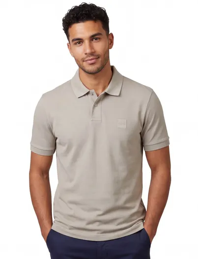 Hugo Boss Boss Orange beige polo slim fit