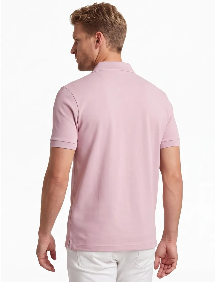 BOSS Orange Passenger poloshirt roze