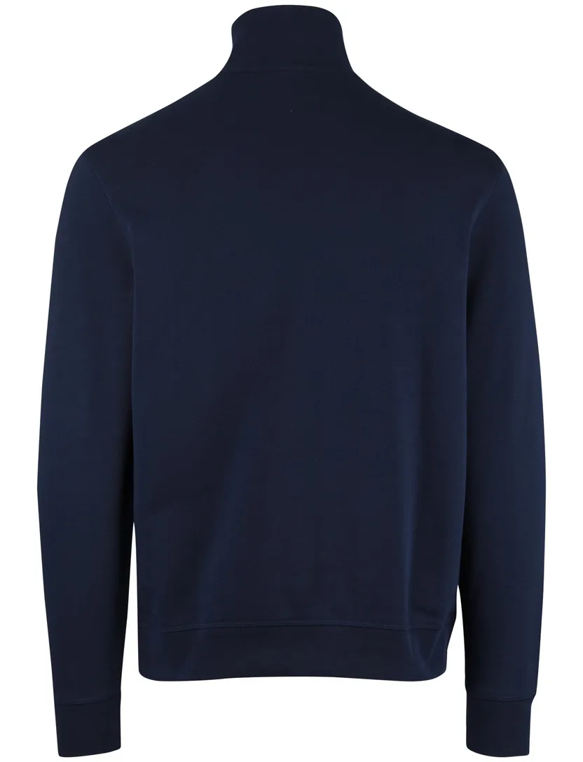 Half zip trui navy Boss orange