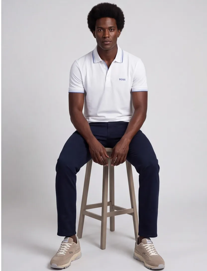 Poloshirt BOSS Green Paddy Regular Fit wit 3 knoops