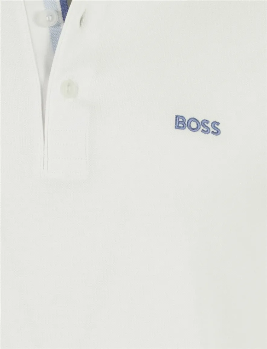 BOSS Green poloshirt Paddy Regular Fit wit 3 knoops