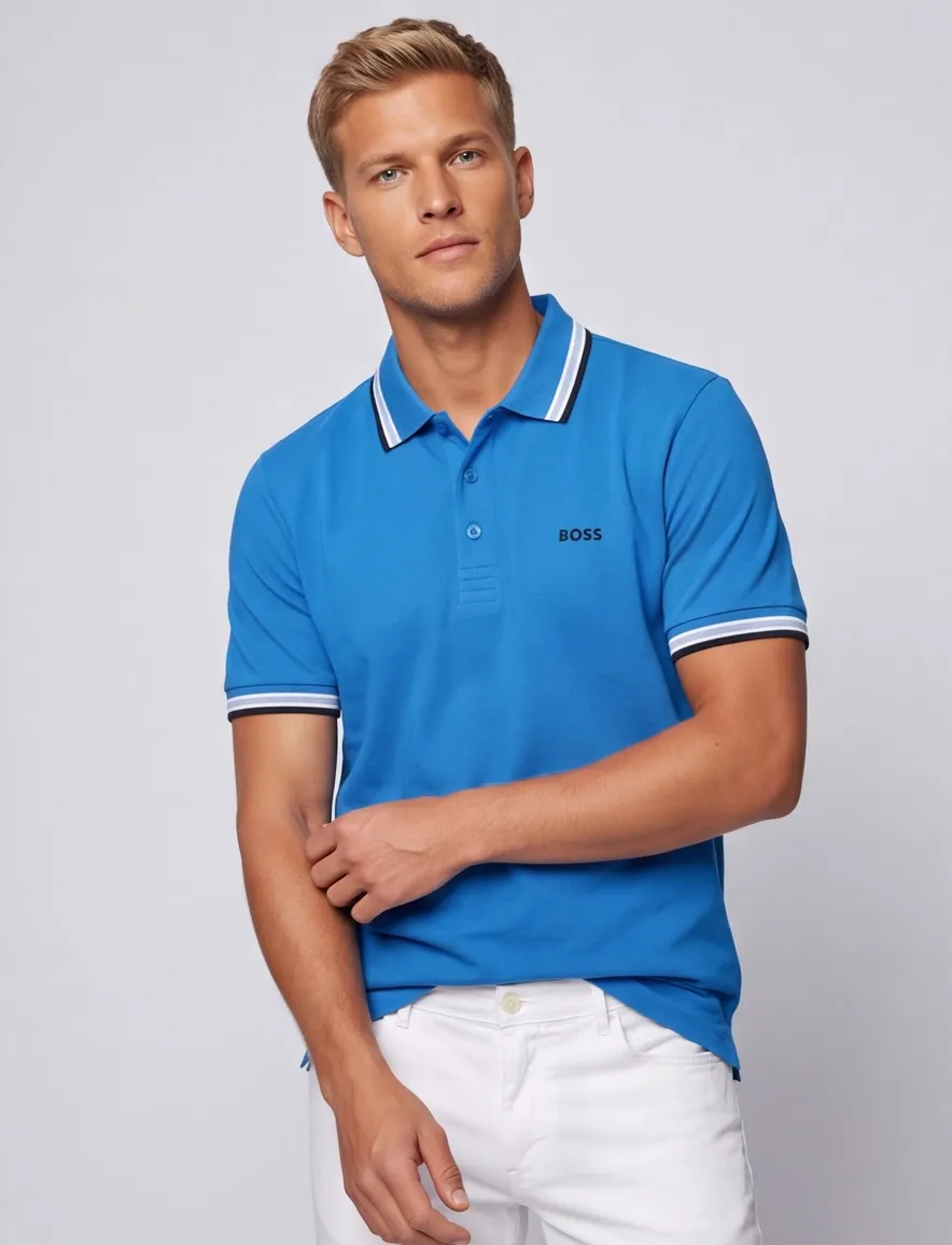 Poloshirt BOSS blauw