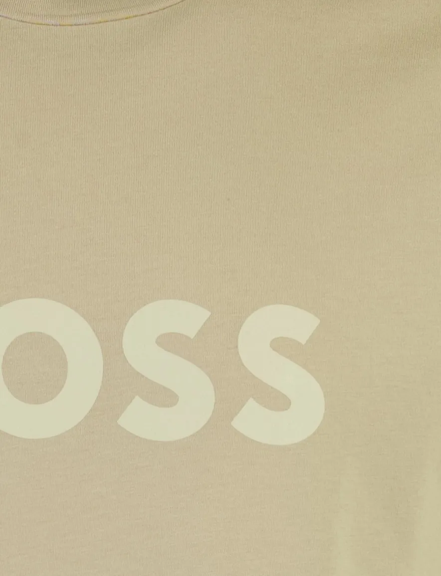 Beige t-shirt BOSS Black sun protection