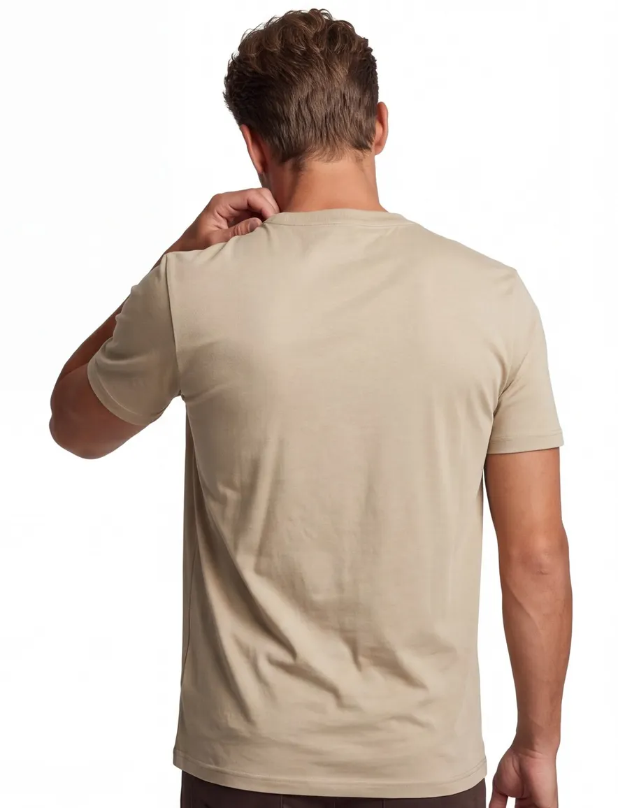 T-shirt BOSS Black beige sun protection