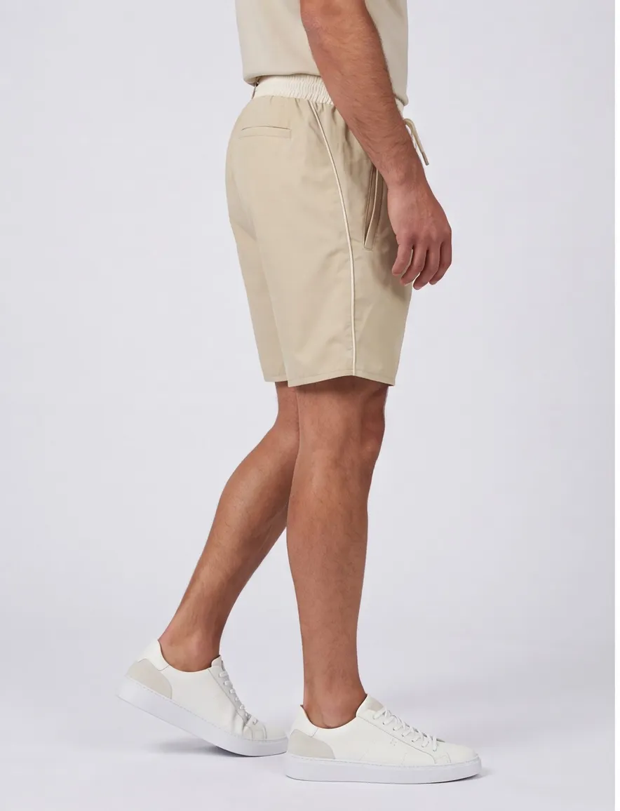 Beige zwembroek BOSS Orange touwtje