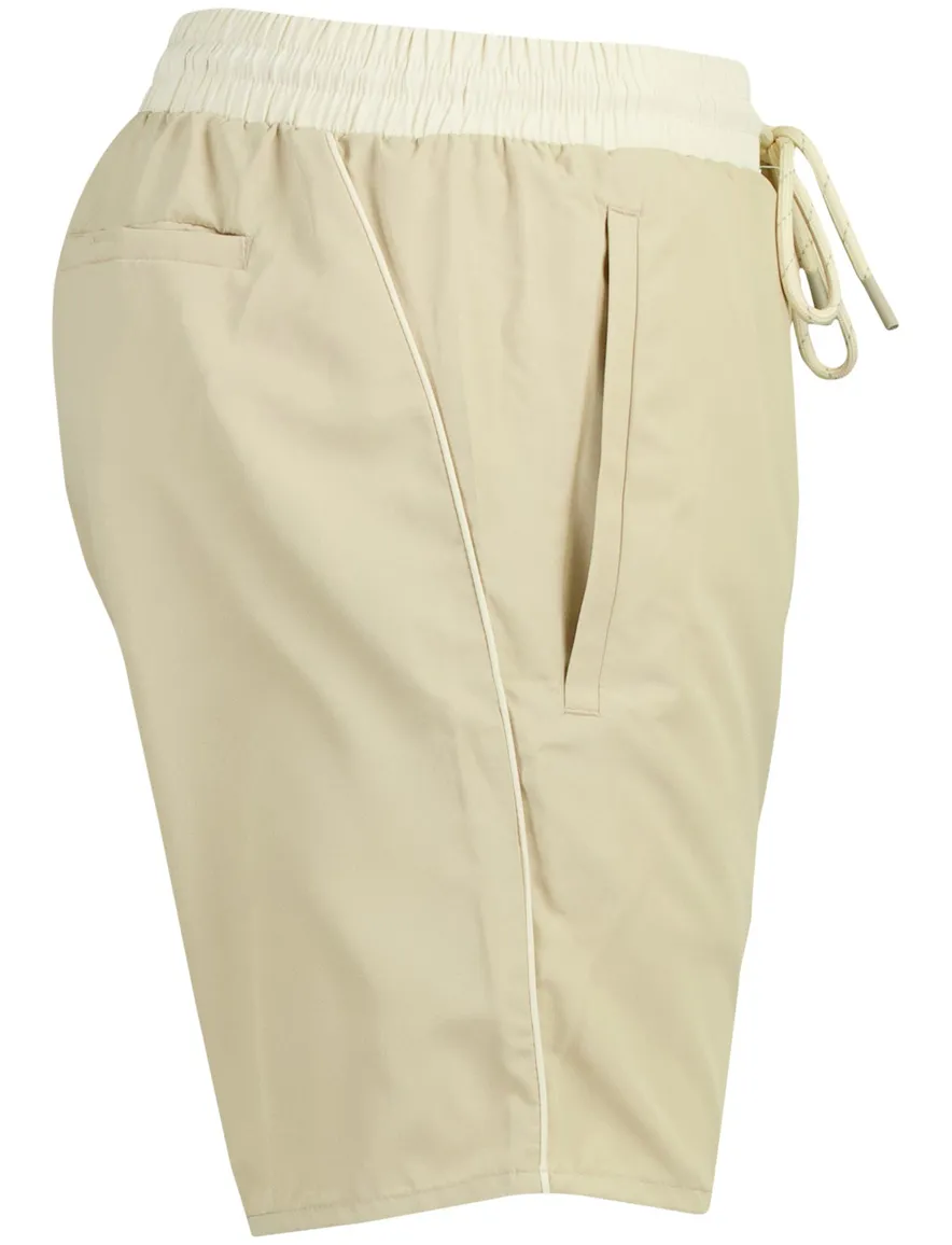 Beige zwembroek BOSS Orange touwtje