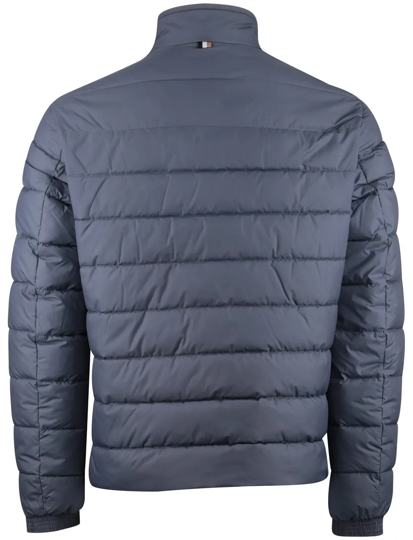 Gewatteerde jas BOSS donkerblauw waterafstotend