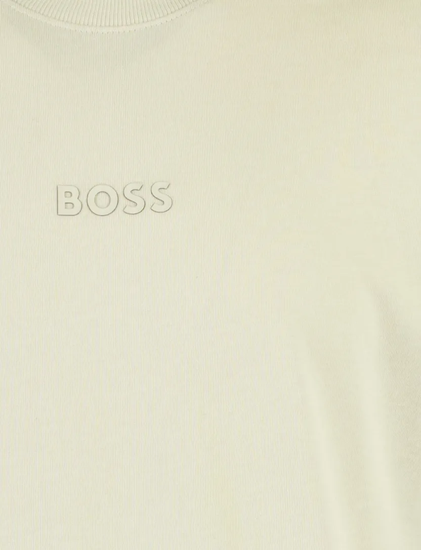 BOSS Green t-shirt beige 100% katoen