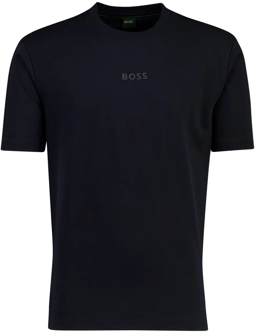 T-shirt Boss Green tee 10 ronde hals navy