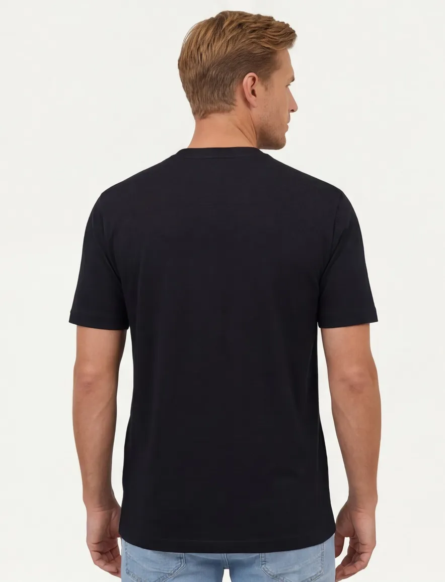 T-shirt Boss Green tee 10 ronde hals navy