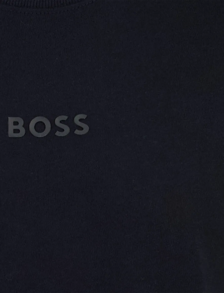 T-shirt Boss Green tee 10 ronde hals navy