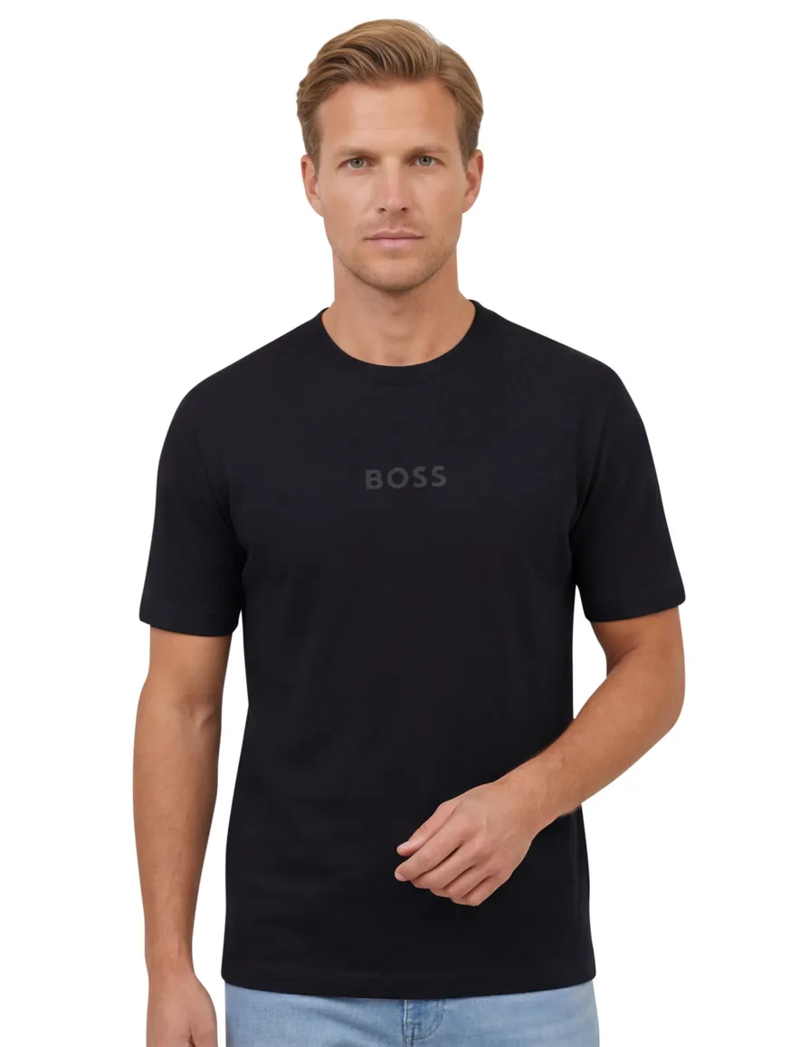 Hugo Boss Tee 10 t-shirt donkerblauw korte mouw